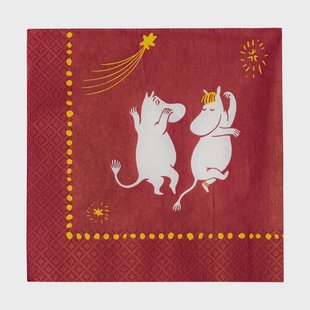 Moomin Arabia Feestelijke momenten mumin papieren servet 33x33 cm 20-pack