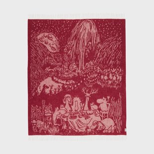 Moomin Arabia Feestelijke momenten mumin wollen deken 130x170 cm