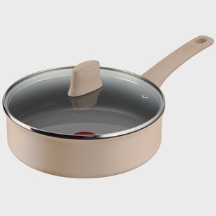 HEMA Tefal hapjespan Ø24cm keramisch PFAS-vrij met deksel