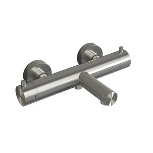Hotbath Archie Thermostatische badmengkraan met uitloop RVS 316 AR122IX