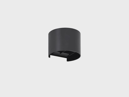 Nivar Round LED Buiten Wandlamp Black Lindby - Balkon - Modern - Metaal - Rond