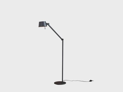 Silka Vloerlamp H173 Black Lucande - Werkkamer / Kantoor - Modern - Metaal - 1 lamp