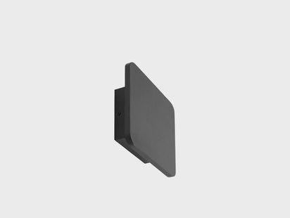 Elrik LED Wandlamp 22 cm Zwart Lucande - Gang / Hal - Modern - Metaal - Hoekig