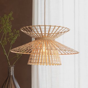 GOOD & MOJO Hanglamp Machu Picchu, naturel, Ø 57 cm, bamboe