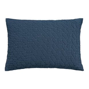 Pure Kussensloop Blue Ink | 60 x 70 cm | Blauw | Katoen