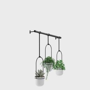 Umbra Triflora Hangende Bloempotten - Set van 3 - Wit