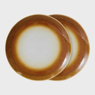 HKliving 70&apos;s Ceramics Dinerbord Ø 27,5 cm - Set van 2 - Supernova