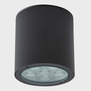Meret Buiten Plafondlamp Graphite Lucande - Balkon - Modern - Metaal - Rond