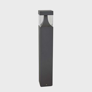 Egon buitenlamp voor de tuin Graphite/Clear Lucande - Modern - Metaal - 1 lamp
