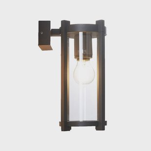Brienne BuitenWandlamp Graphite Lucande - Terras - Modern - Metaal - 1 lamp