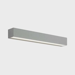 Lengo LED buitenwandlamp Up/Down L50 zilver Lucande - Balkon - Modern - Aluminium - Meerdere lampen