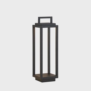 Mirina Portable Buiten Lamp Black Lucande - Modern - Metaal - Lantaarn