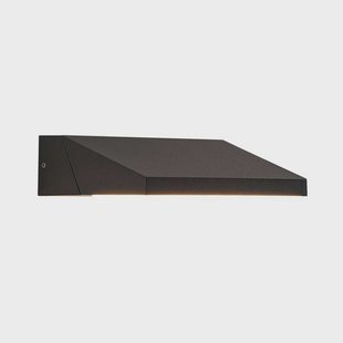 Auda LED BuitenWandlamp Anthracite Lucande - Modern - Metaal - 1 lamp
