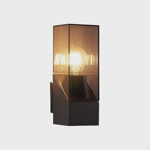 Fiola BuitenWandlamp Anthracite Lucande - Balkon - Modern - Metaal - 1 lamp