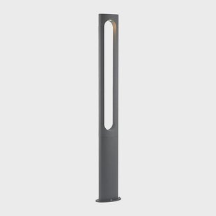 Dovino Buiten Tuinlamp H150 Dark Grey Lucande - Modern - Aluminium - 1 lamp