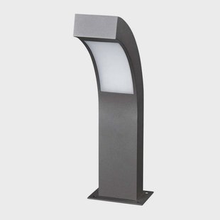Lennik Buiten Tuinlamp H40 Graphite Lucande - Terras - Modern - Aluminium - 1 lamp