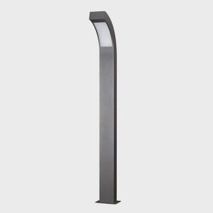 Lennik Buiten Tuinlamp H100 Graphite Lucande - Terras - Modern - Aluminium - 1 lamp