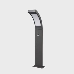 Juvia Buiten Tuinlamp w/Sensor Graphite/Opal Lucande - Balkon - Modern - Aluminium - 1 lamp