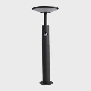 Fenia LED LED Tuinlamp H60 w/Sensor Anthracite Lucande - Terras - Modern - Aluminium - 1 lamp