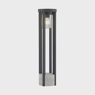 Kalisa Round Tuinlamp H68 Dark Grey Overa Lucande - Terras - Modern - Metaal - 1 lamp