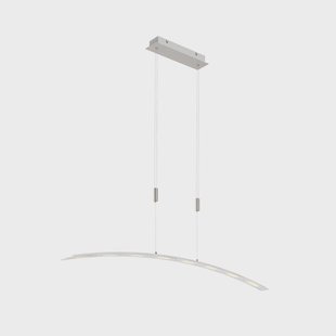 Manon hanglamp nikkel Lindby - Woonkamer - Modern - Glas - 1 lamp