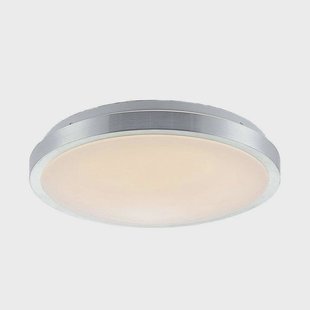 Emelie Round LED Plafondlamp Ø35 Alu Lindby - Woonkamer - Modern - Metaal - Rond
