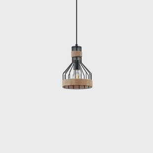 Ivaneska Hanglamp Black Lindby - Woonkamer - Modern - Metaal - 1 lamp
