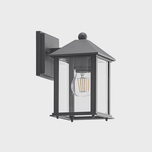 Giavanna Buiten Wandlamp H23,3 Dark Grey Lindby - Balkon - Modern - Glas - 1 lamp