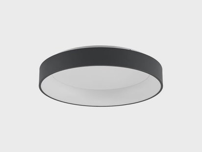 Aleksi Round LED Plafondlamp Ø60 Black Arcchio - Keuken - Modern - Metaal - Rond