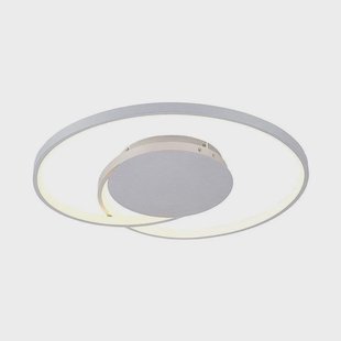 Enesa M Plafondlamp Silver - Lucande - Slaapkamer - Modern - Metaal - Rond