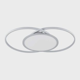 Senne Plafondlamp M Silver Lucande - Slaapkamer - Modern - Metaal - Rond