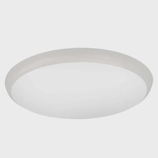 Augustin Round Plafondlamp Ø40 White Arcchio - Badkamer - Modern - Kunststof - Rond
