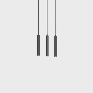 Franka 3 Hanglamp Black Arcchio - Woonkamer - Modern - Metaal - Meerdere lampen