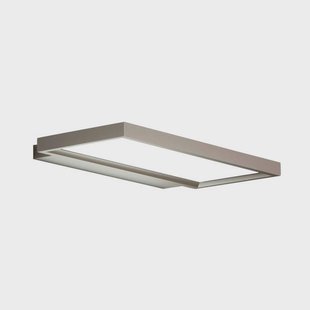 Rick Wandlamp Silver/White Arcchio - Werkkamer / Kantoor - Modern - Kunststof - Hoekig