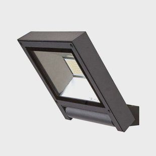 Maico Buiten Wandlamp Dark Grey Maica Lucande - Balkon - Modern - Aluminium - Hoekig