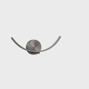 Iven Wandlamp Nickel/White Lindby - Woonkamer - Modern - Metaal - 1 lamp