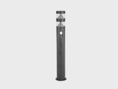 Lanea LED Tuinlamp w/Sensor Black/Clear Lindby - Terras - Modern - Roestvrij staal - 1 lamp