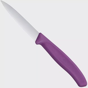 Victorinox Swiss Classic 6.7635.C1 Wavy, Purple, gekarteld groentemes