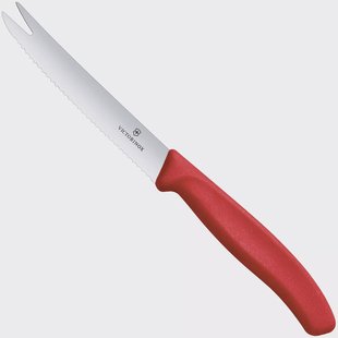 Victorinox Swiss Classic 6.7861.C1 Cheese and Sausage Knife, Red, kaas en worstmes