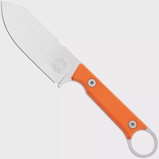 White River Firecraft 3.5 Pro, Stonewashed Magnacut, Orange G10 survivalmes, Kydex schede met firesteel