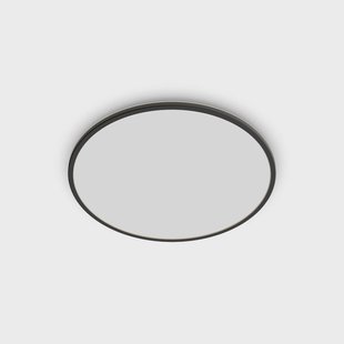 SuperSlim plafondlamp zwart Ø 25 cm 2.700 K IP54 Philips - Badkamer - Metaal - Rond