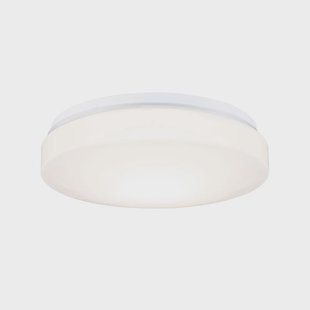 Axin plafondlamp, wit, Ø 26 cm, IP44, E27 Paulmann - Badkamer - Kunststof - Rond