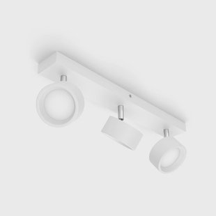 Bracia LED plafondspot 3-lamps, wit Philips - Woonkamer - Modern - Metaal - Meerdere lampen