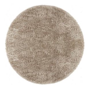 Interieur05 Rond Hoogpolig vloerkleed Fender wit|creme - 200 x 200 cm