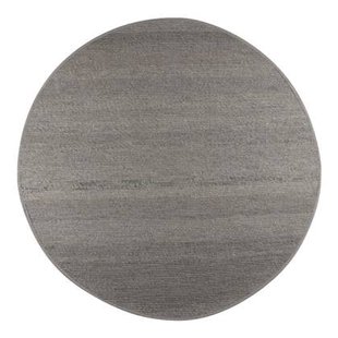 Interieur05 Rond Wollen Vloerkleed Donkergrijs Vik - 200 x 200 cm