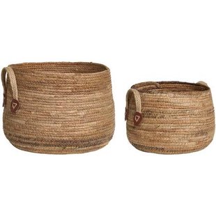 House Nordic Aosta Natural Bananenblad Mandenset