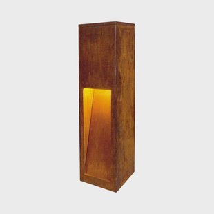 Rusty Slot 50 sokkellamp roestbruin SLV - Landhuis / Rustiek - Metaal - 1 lamp