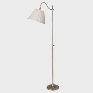 Charleston vloerlamp oud messing Markslöjd - Woonkamer - Antiek - Metaal - Met lampenkap
