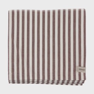 ERNST Ernst tafelkleed gestreept 145x300 cm Rood-wit