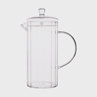 ERNST Ernst glazen kan geribbeld 1L Helder